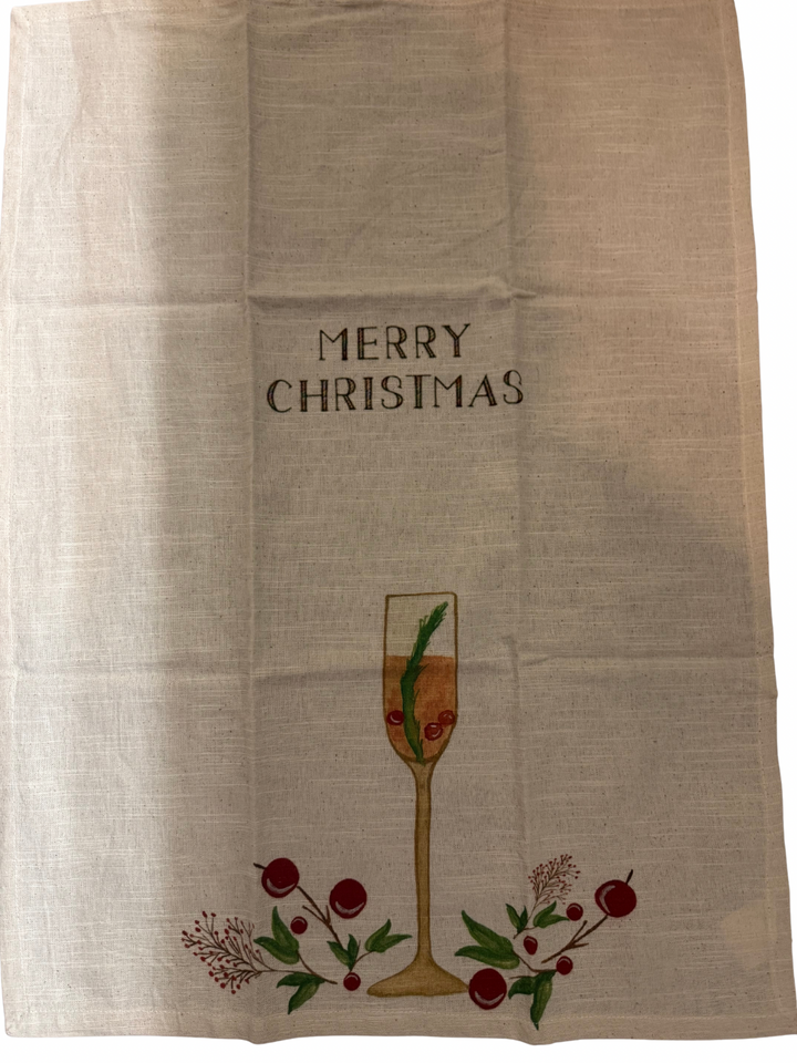 Christmas Printed Tea Towels