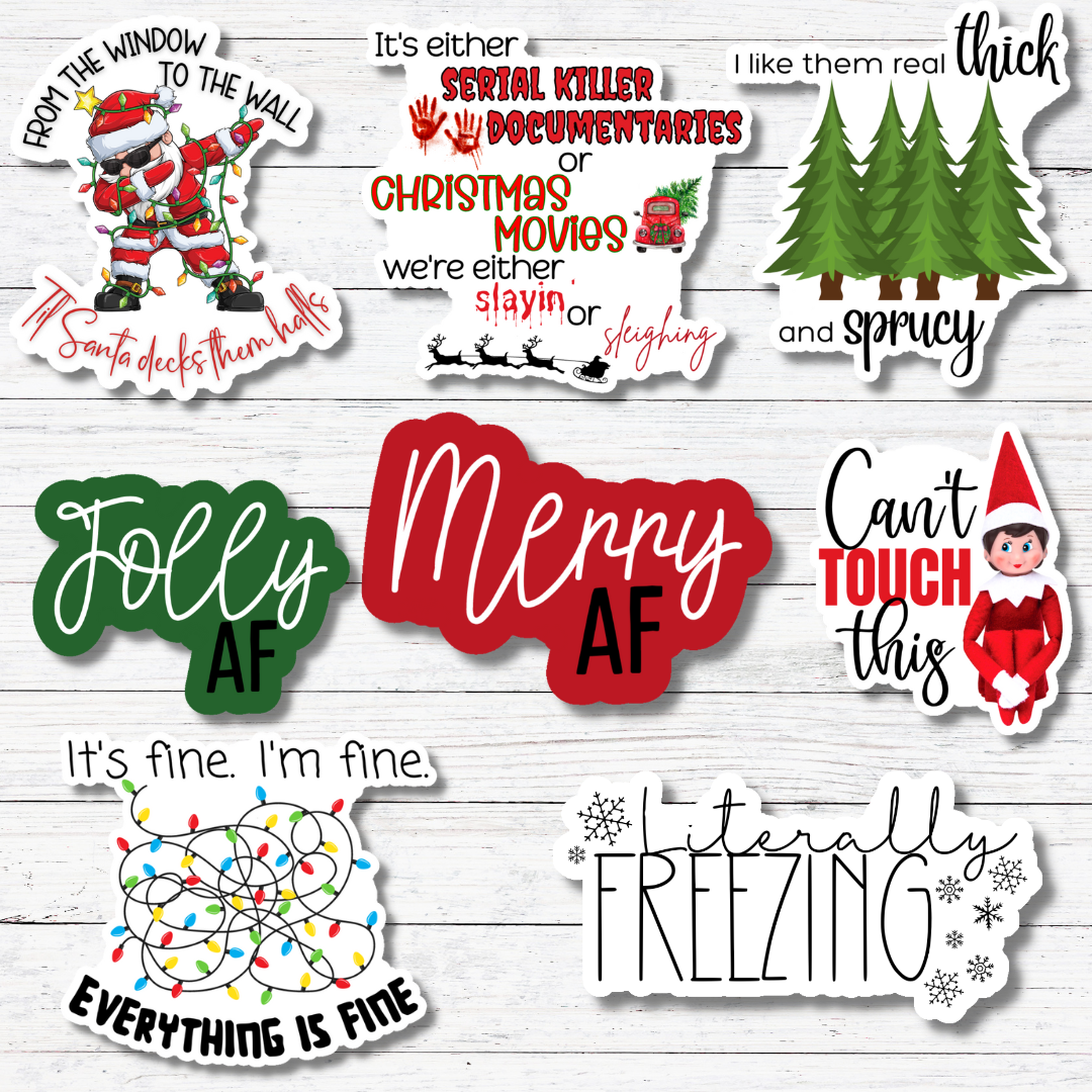 Can’t Touch This -Funny Holiday Sticker/Magnet: Glossy Vinyl