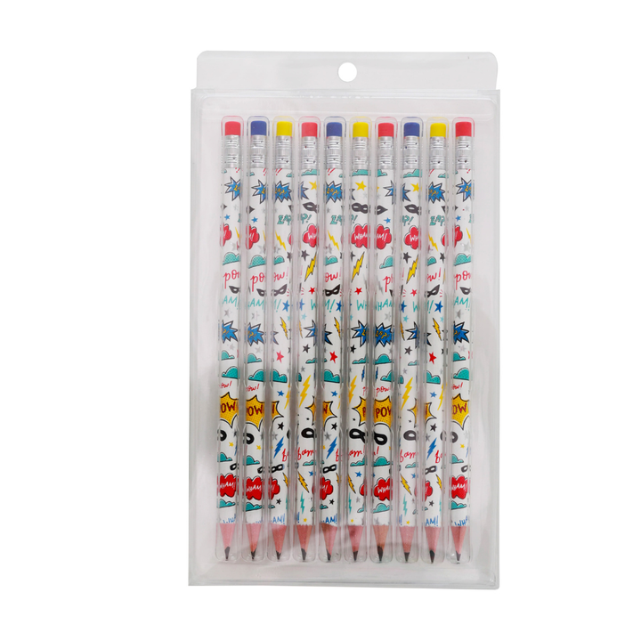 Superhero Pencil Set