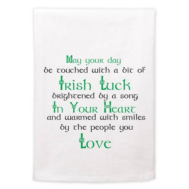 Flour Sack Towel - May Your Day Be Touched