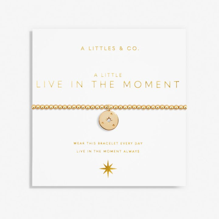 A Little 'Live In The Moment' Bracelet In Gold-Tone Plating
