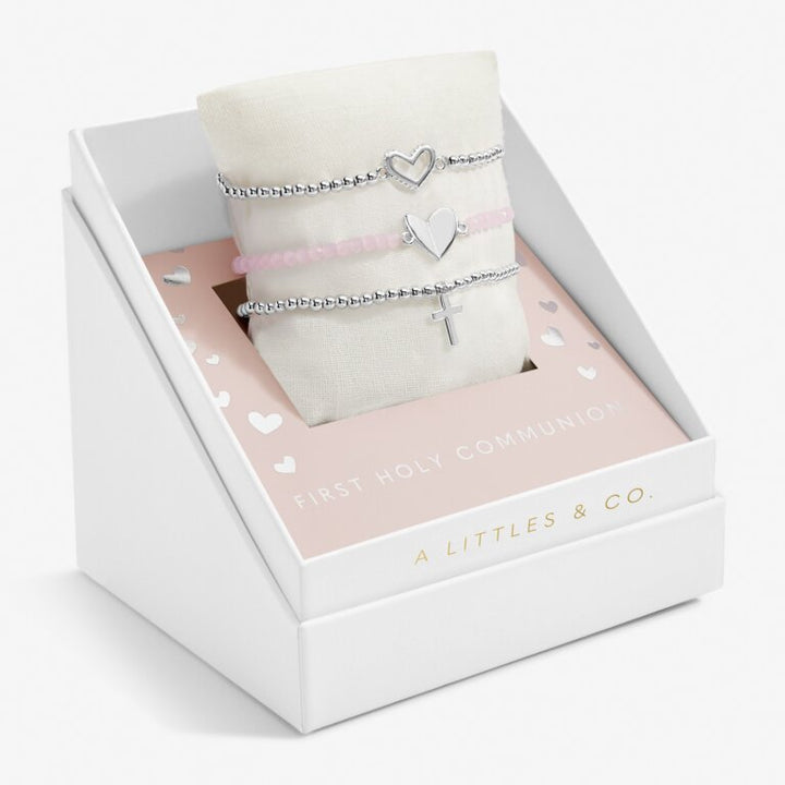 Children's Celebrate You Gift Box 'First Holy Communion' In Silver Plating