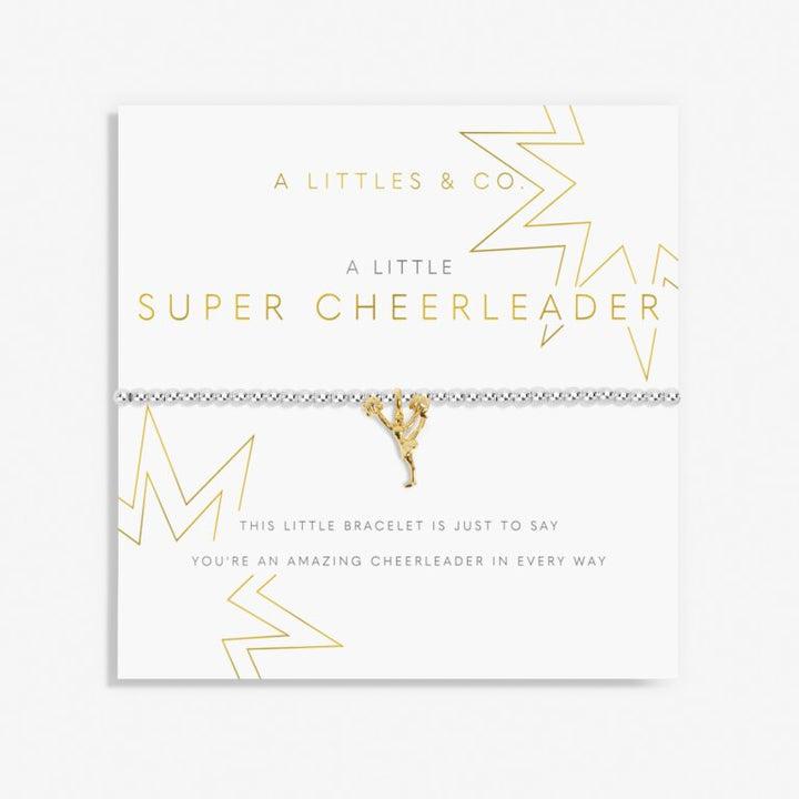 Kid's A Little 'Cheerleader' Bracelet In Gold-Tone Plating
