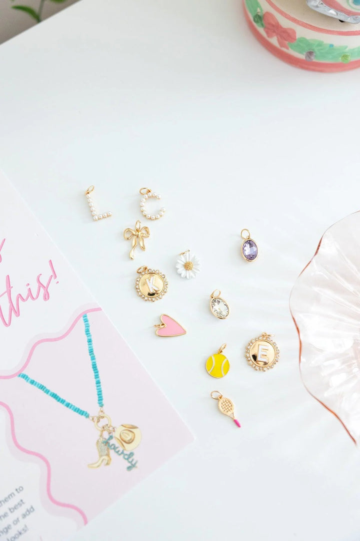 April Birthstone Charm in "Diamond" Clear