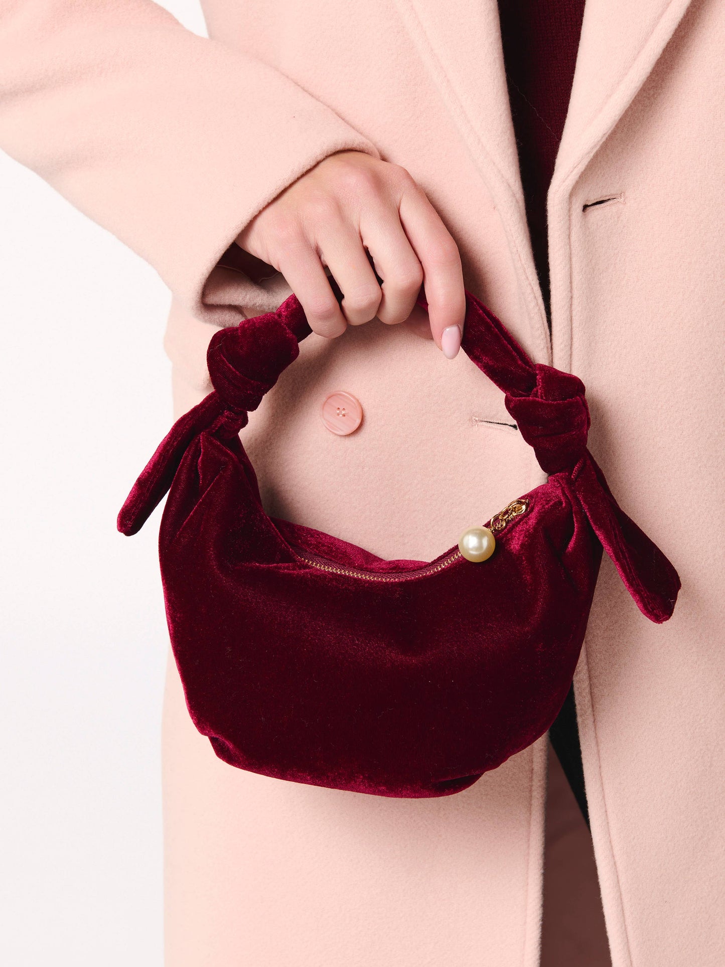 Becca Knotted Top Handle Bag