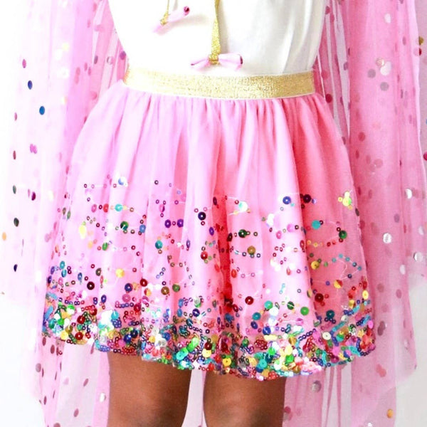 Raspberry Confetti Tutu - Dress Up Skirt - Kids Tutu