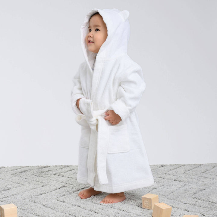 Essentials White Bathrobe