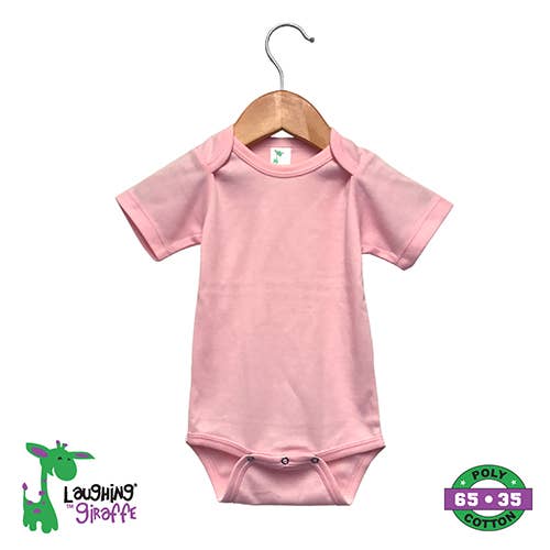 Laughing Giraffe Baby Bodysuit in Pastel Colors