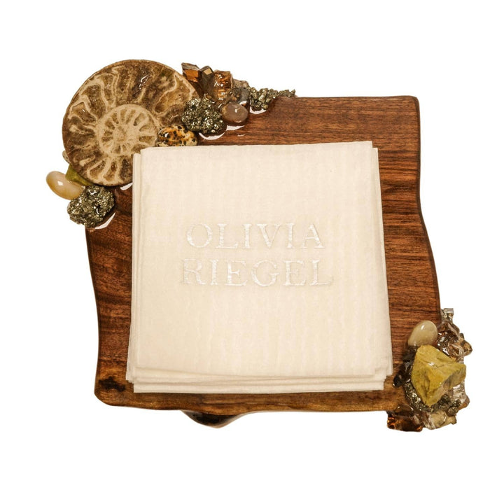 Treasures Cocktail Napkin Tray