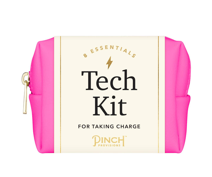 Tech Kit - Vegan Leather - Pink