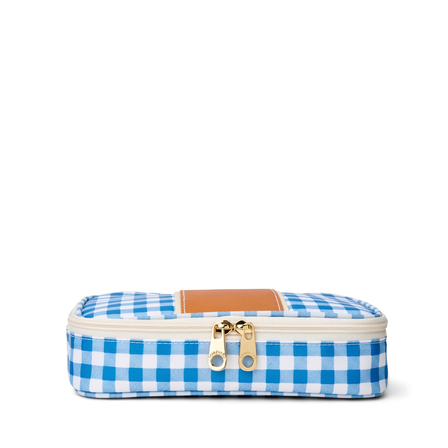 "Megan" Nylon and Leather Makeup Case (Personalizable)
