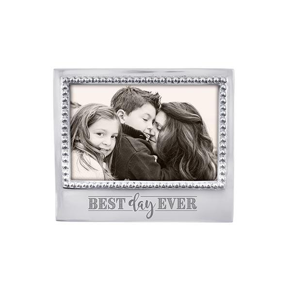 Best Day Ever 4X6 Beaded Signature Frame