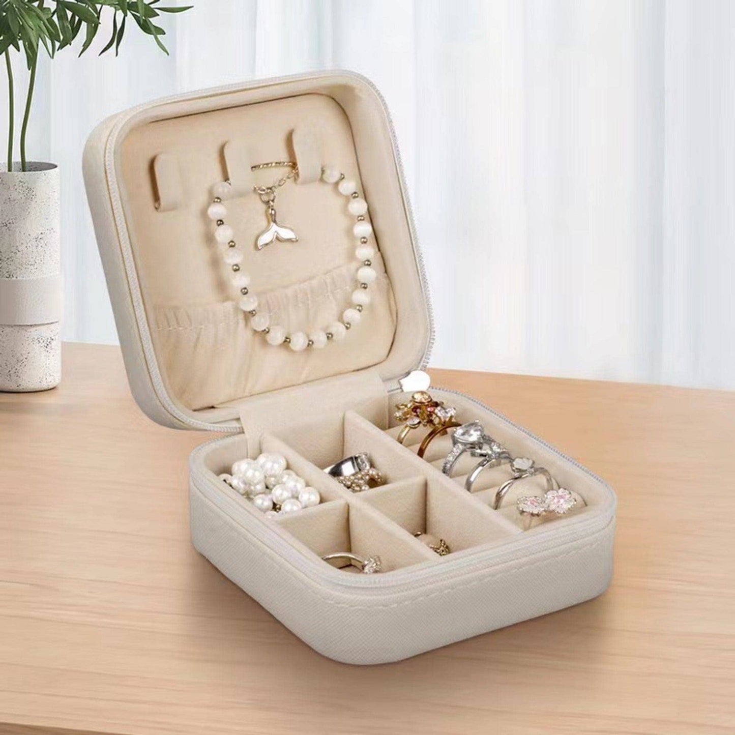 Square Jewelry Organizer Box