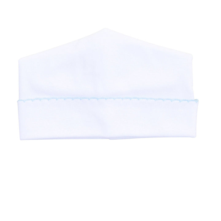 Solid Essentials White Blue Hat