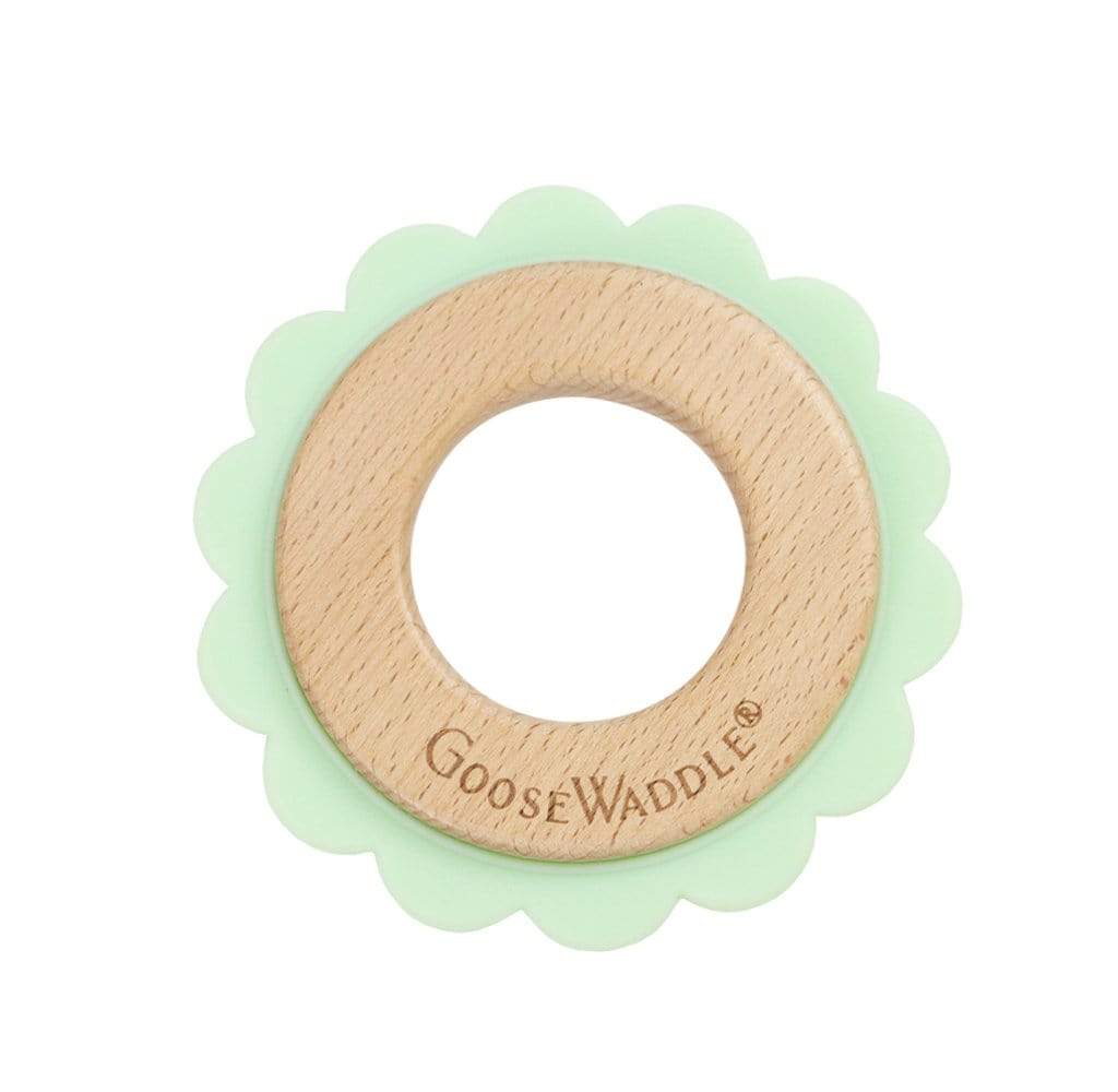 Lion Silicone and Wood Teether