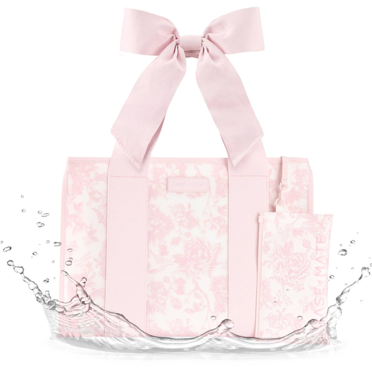 Afternoon Rosé Bow Jelly Tote Bag