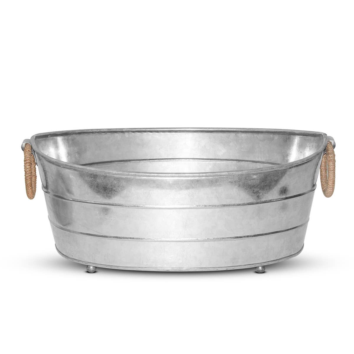 Personalized Aluminum Beverage Tubs w/ Jute Handles