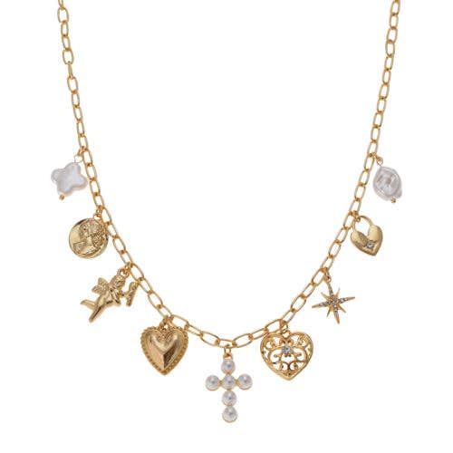 Gold Chain with Charms