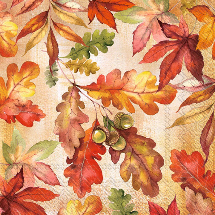 Paper Cocktail Napkin - Bright Autumn