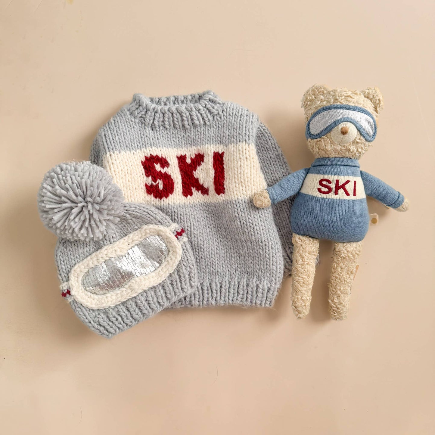 Ski Goggles Beanie - Bowie Gray