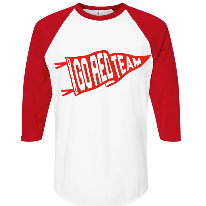 Red and Blue 2025 Pennant T-Shirt