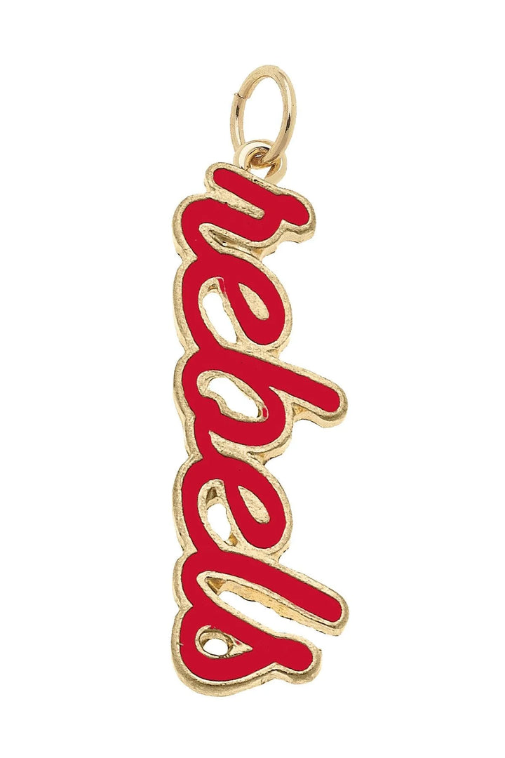 Ole Miss Rebels Enamel Script Charm