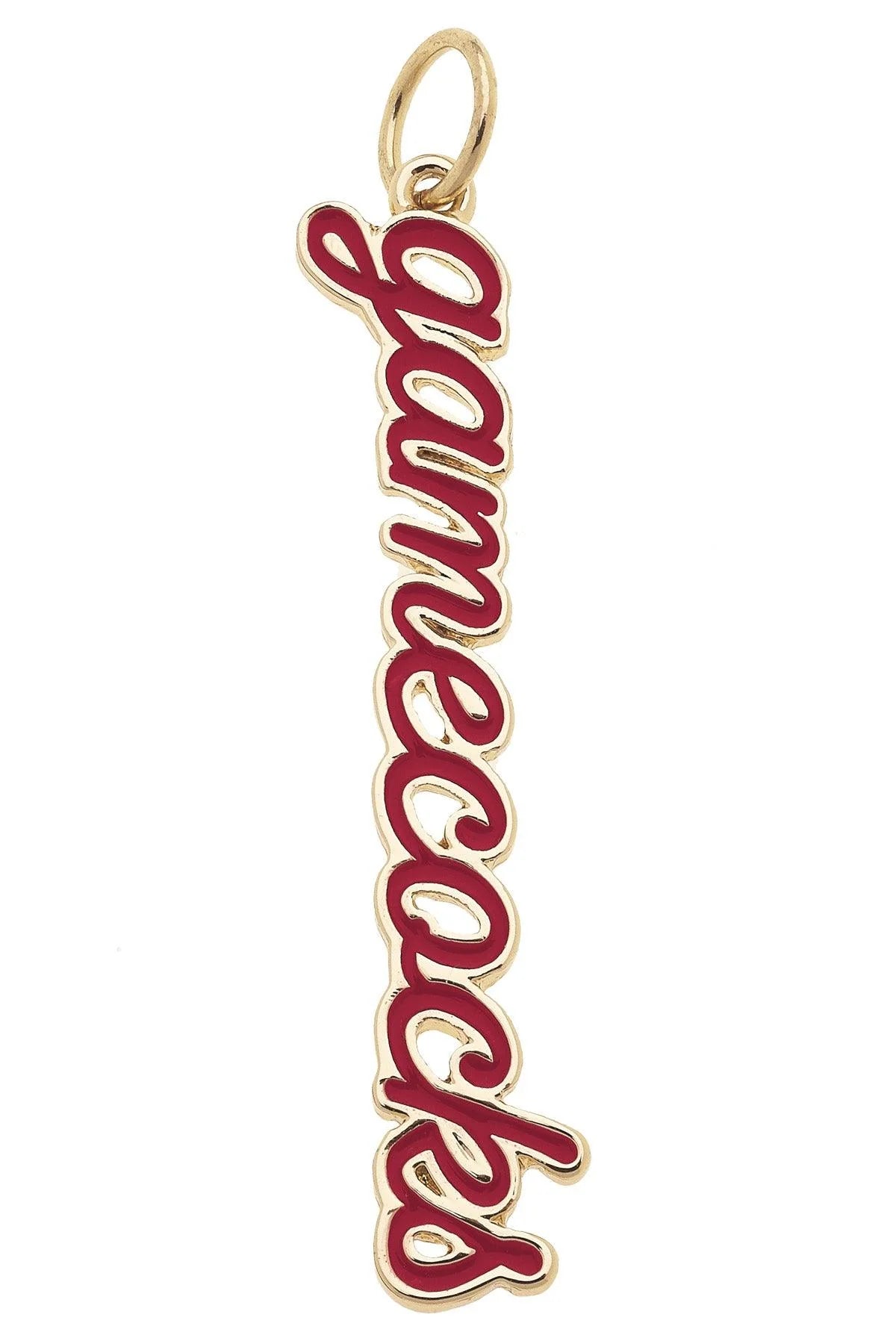 South Carolina Enamel Script Charm