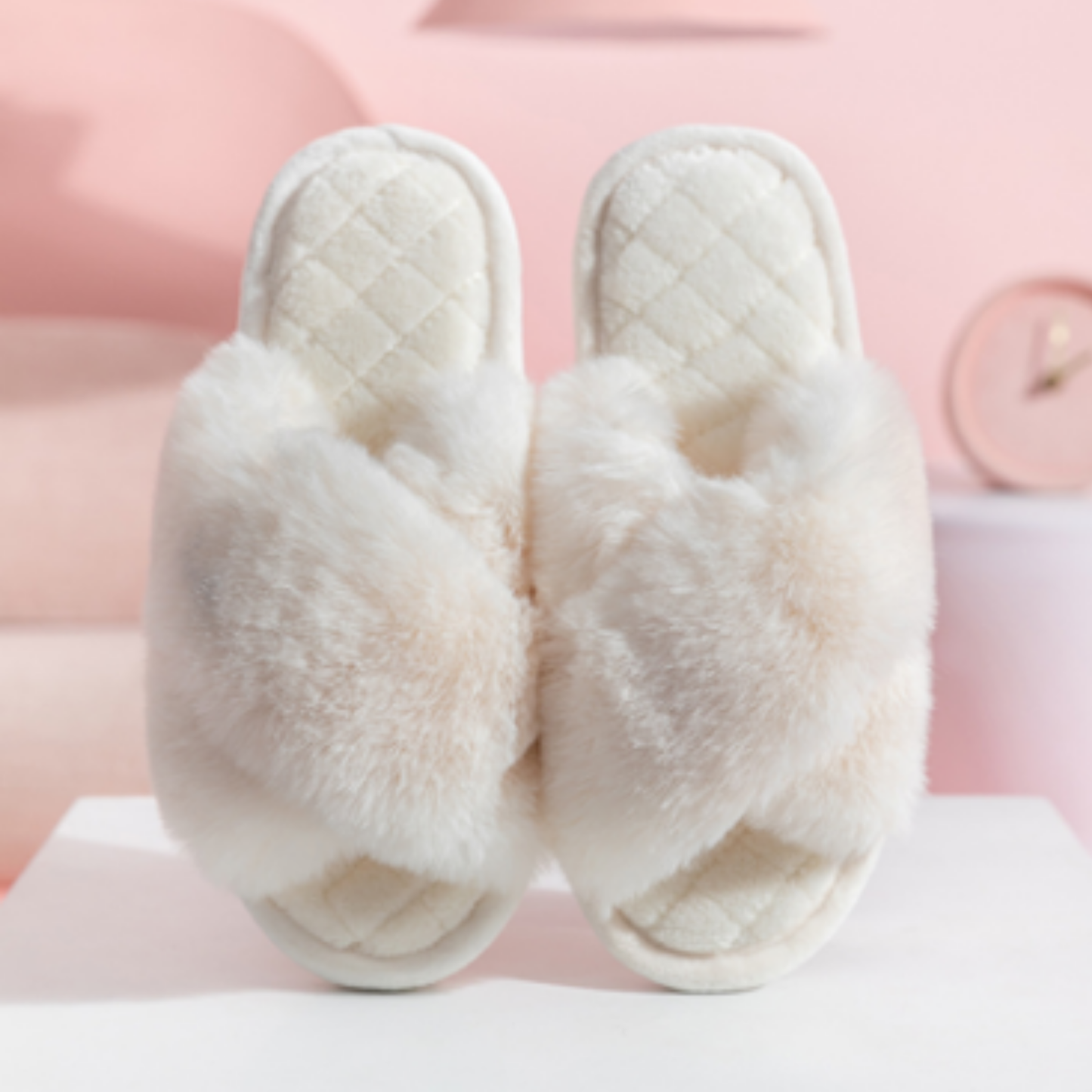 MRS Fluffy Slippers, Wedding Slippers