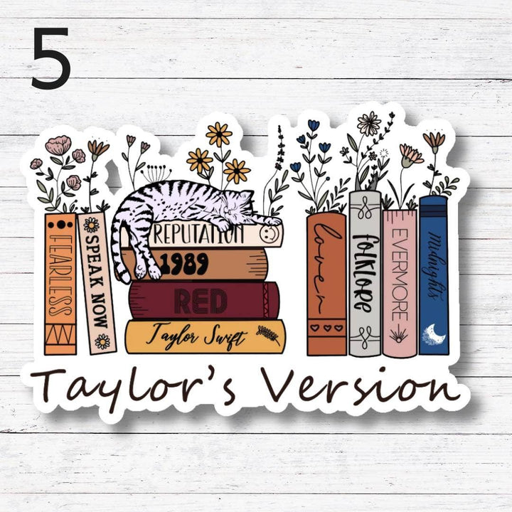 Taylor Swift Book 5 Sticker/Magnet: Glossy Vinyl