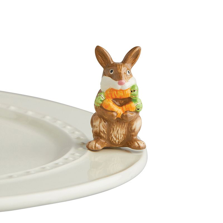 Nora Fleming Mini - Funny Bunny-Carrots