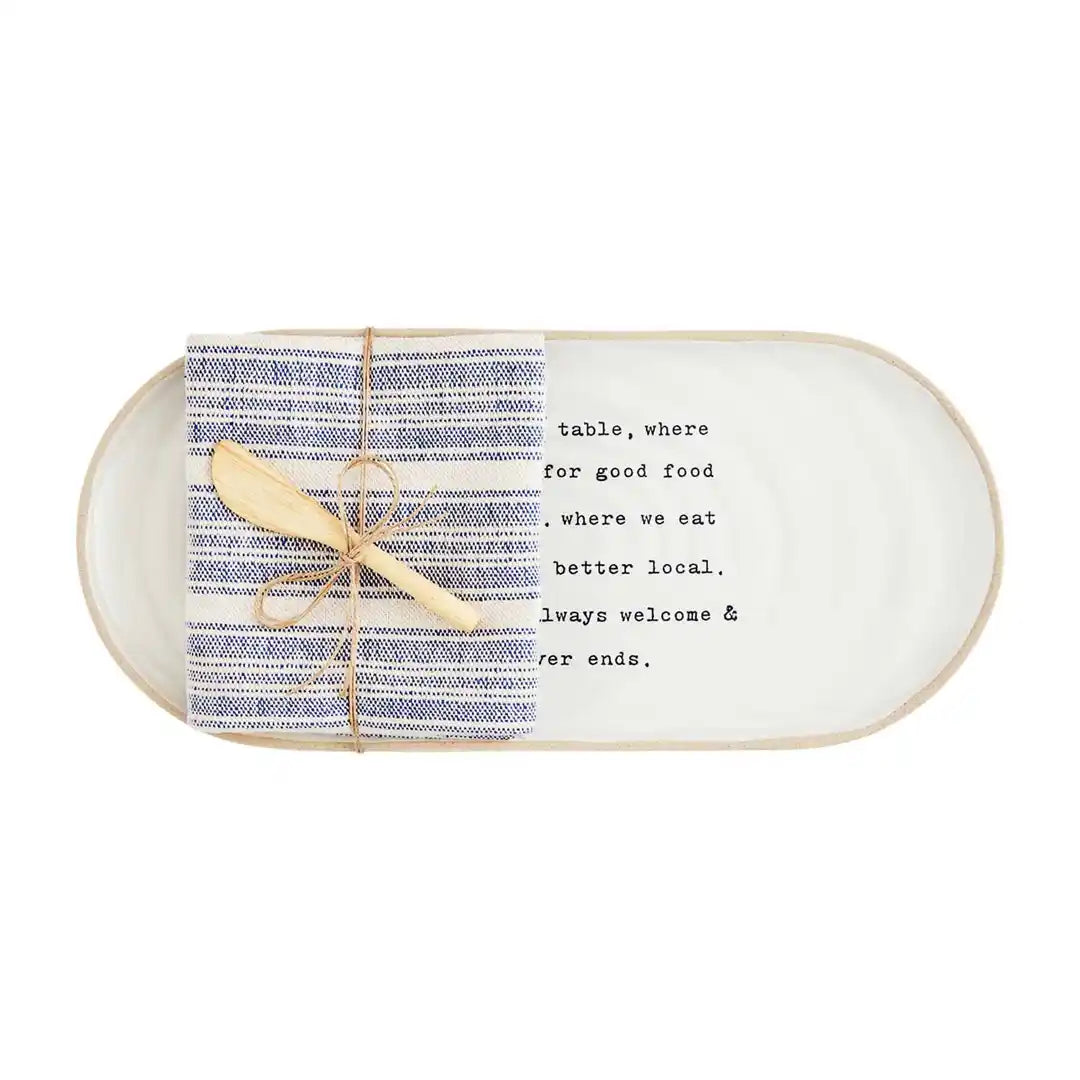 FARMSTEAD HOSTESS TRAY SET