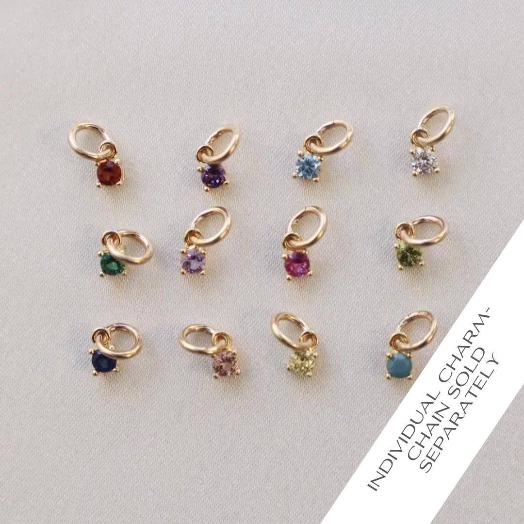 BIRTHSTONE CHARM