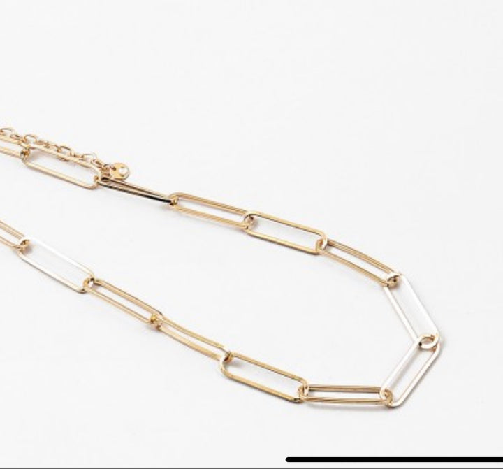 Simple Paper Clip Necklace