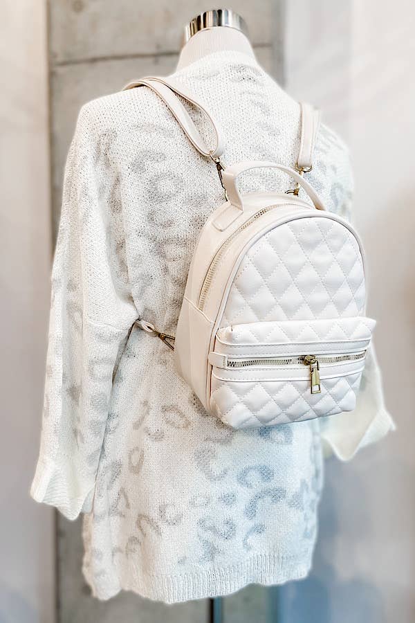 guess elliana quilted mini backpack Jody Backpack in Cream – Jeannine's Gifts RVC