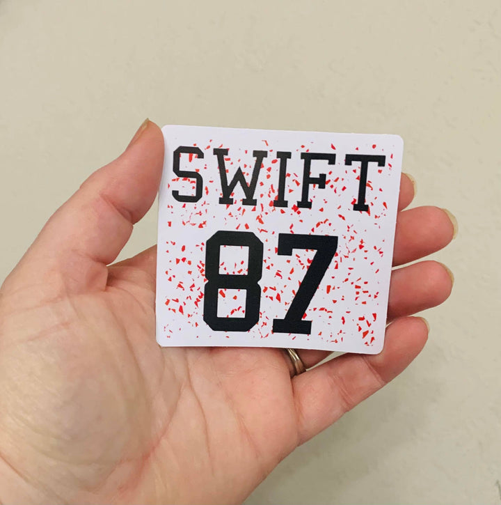 Swift 87- Taylor & Travis Stickers/Magnet: Matte Vinyl