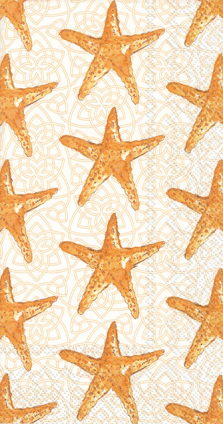Gold Starfish Guest Towel