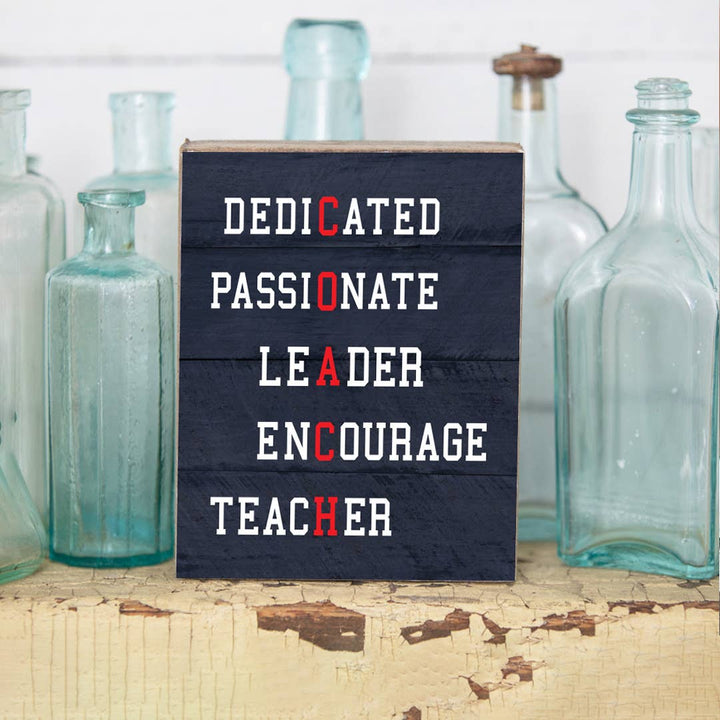 Coach Decorative Wooden Block