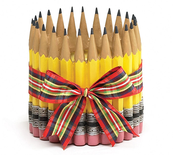 PENCIL BUNDLE RESIN PLANTER