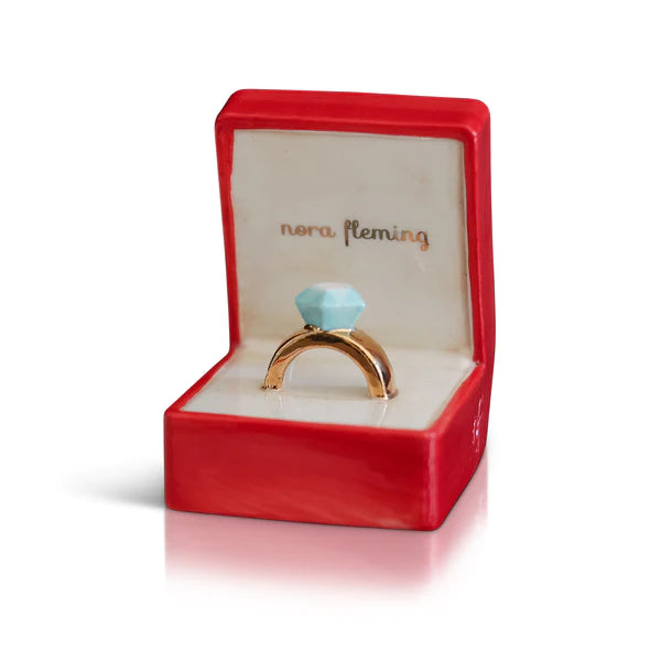 Nora Fleming Mini-Put a ring on it-ring in box