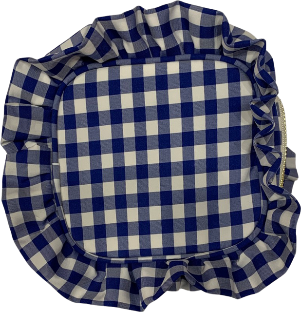 The Rachel Ruffle Gingham Bag