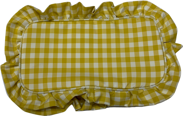 The Rachel Ruffle Gingham Bag