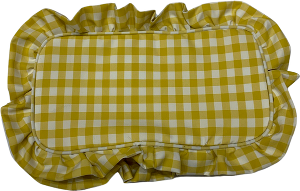 The Rachel Ruffle Gingham Bag