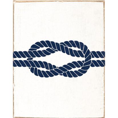 Rustic Block- Love Knot