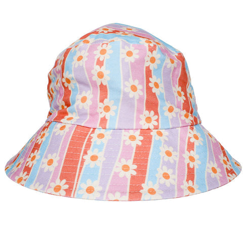 Daisy & Stripes Bucket Hat