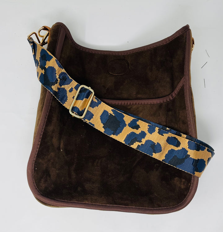 Velvet Messenger Bag with Guitar Stap