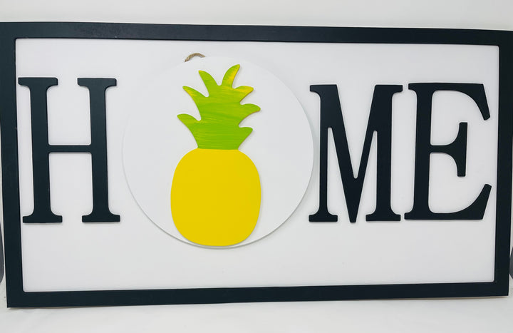 Interchangeable Home Wall Sign - BLACK