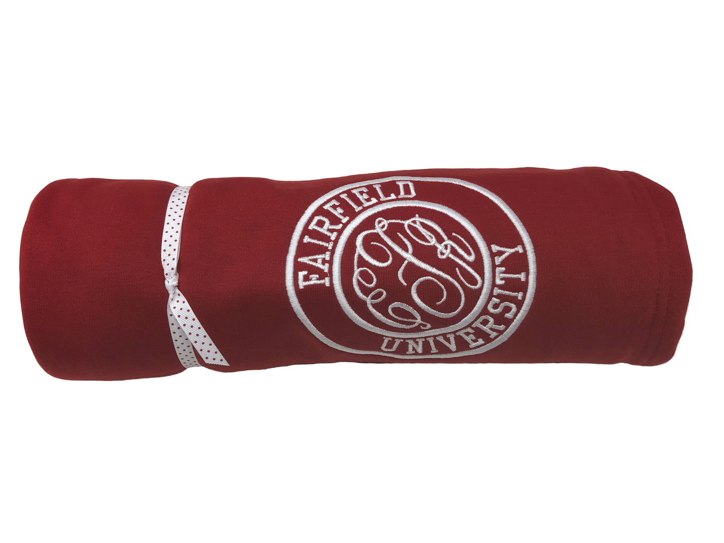 Personalized College Sweatshirt Blanket
