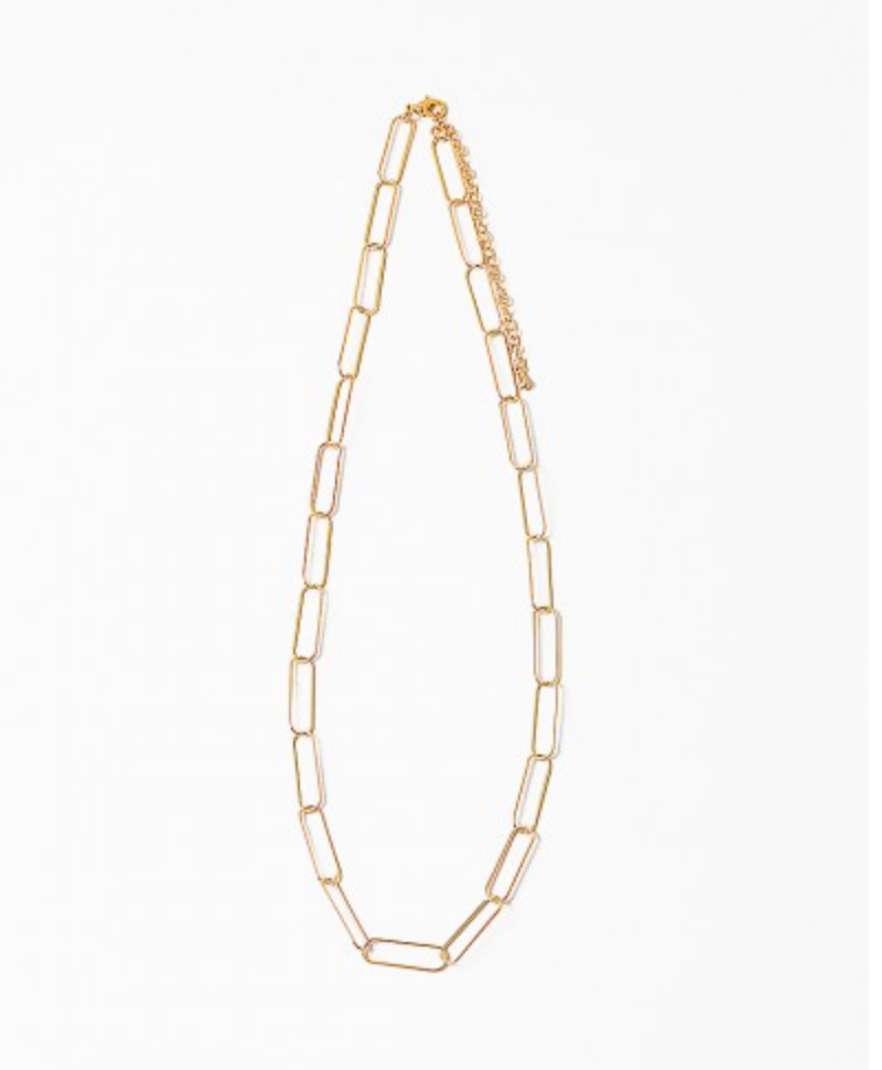 Chunky Paper Clip Necklace