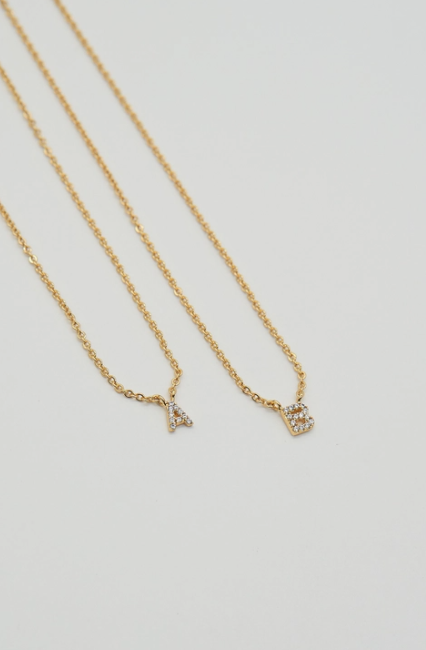 Shiny Initial Necklace
