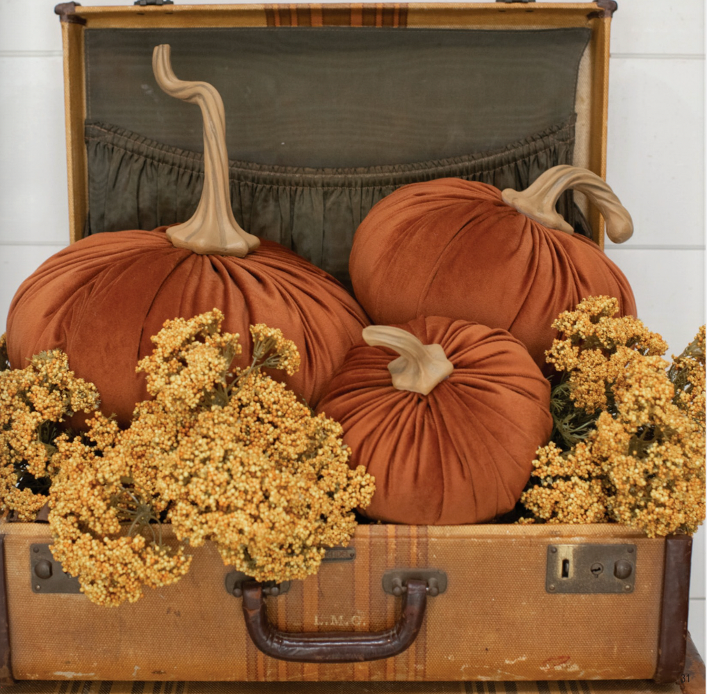 Orange Fabric Pumpkin